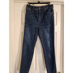 Madewell Womens Curvy High Rise Skinny Jeans Blue 29